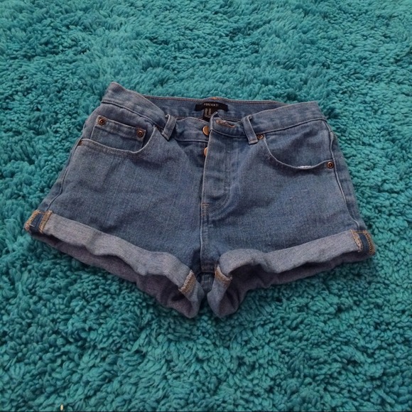 Forever 21 Denim - high waisted denim shorts