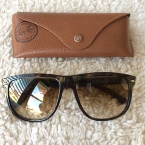 Ray-ban "boyfriend" tortoise sunglasses
