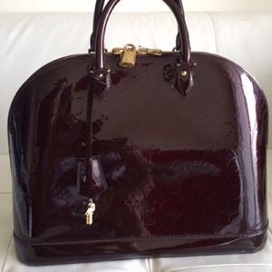 Louis Vuitton Monogram Vernis Alma GM Handbag