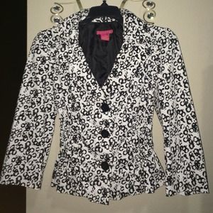 Black & White Blazer
