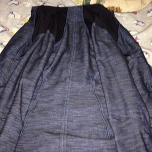 size 8 lulu lemon jacket navy and black