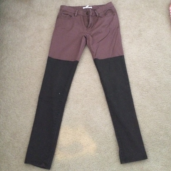 Two tone pants