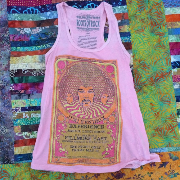 jimi hendrix graphic tank