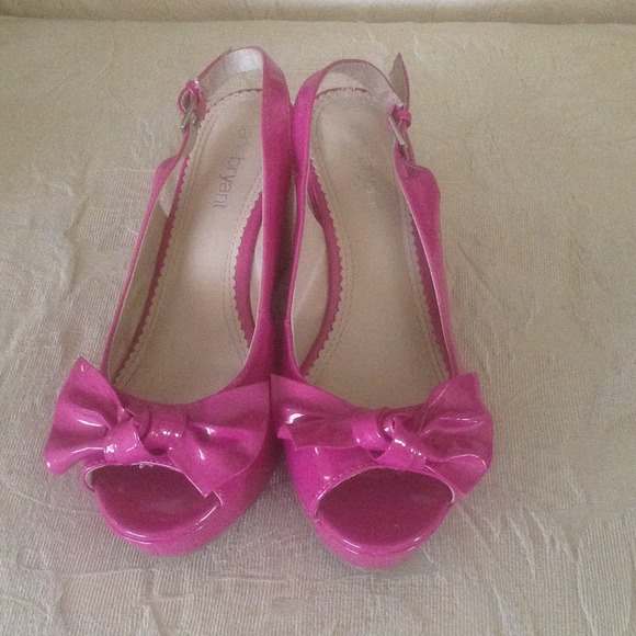 Lane Bryant Shoes - Hot Fussia wedges (Comfy & Cute)