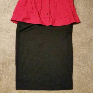 Black Pencil Skirt