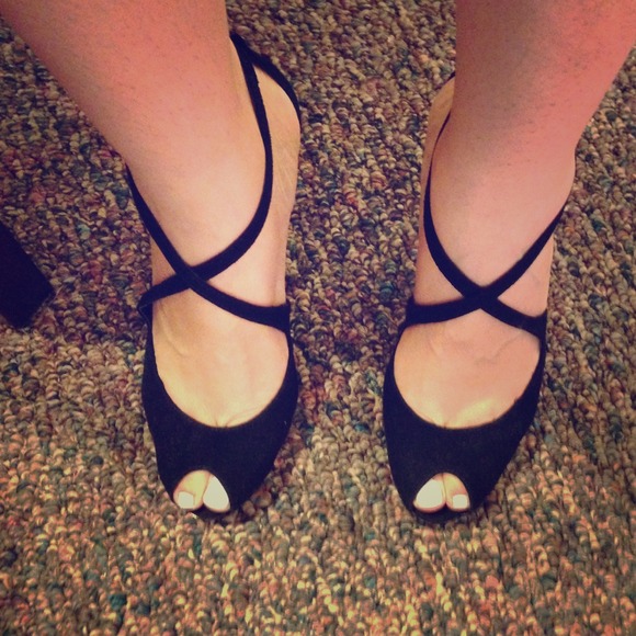 Zara Shoes - Zara black suede shoes
