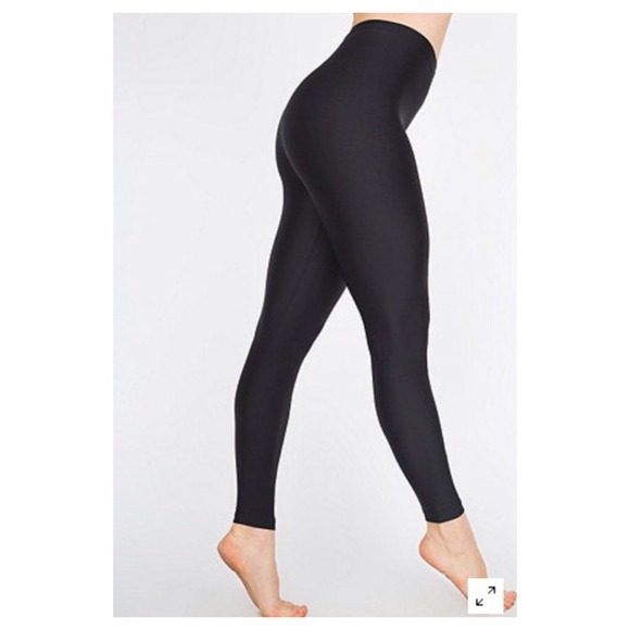 American Apparel Shiny Nylon Tricot Leggings