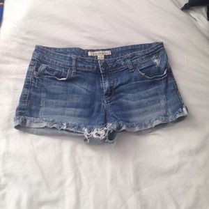 Denim shorts