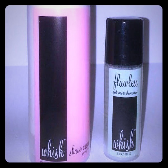 Whish shave cream pomegranate 5oz +FREEserum 1.1oz