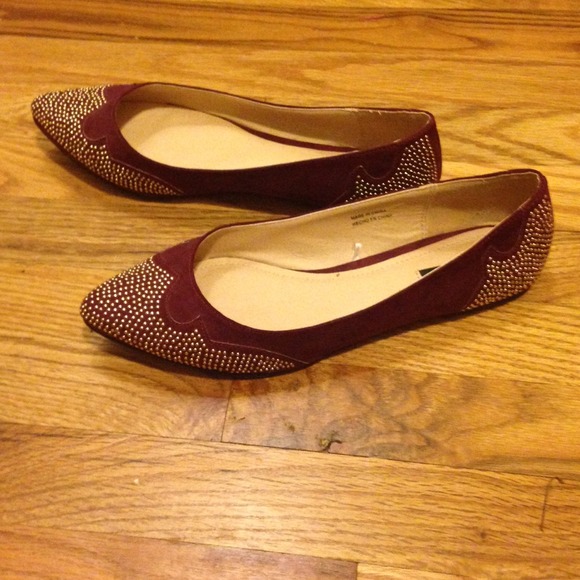 Studded Marsala Shoes - Picture 3 of 4