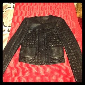 Zara leather jacket XS