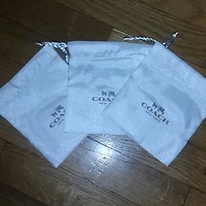 3 Coach Satin Bags