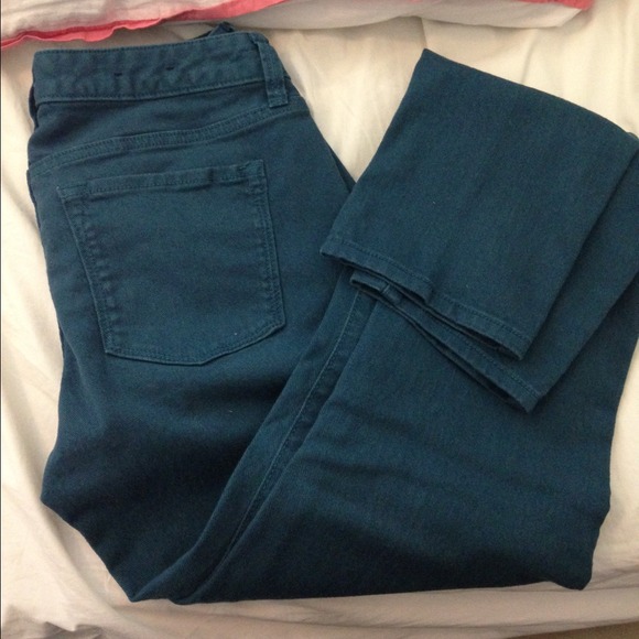 Banana Republic Forrest Green Skinny Jeans