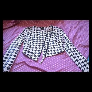 Brand new houndstooth wetseal jacket!
