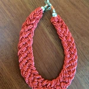 Red beaded necklace