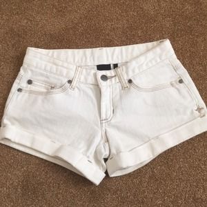 NWOT Hurley White Denim Shorts