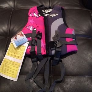 Kids speedo ski vest size child 30-50 lb