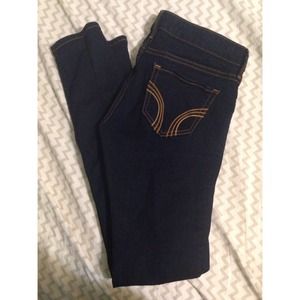 Dark hollister jeggings