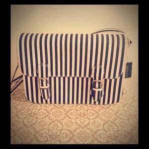 Striped Satchel