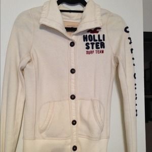 Beige Hollister sweatshirt
