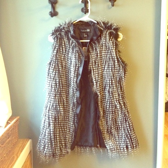 Forever 21 Sweaters - Fur vest