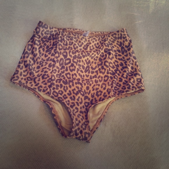 American apparel high waisted bikini bottom