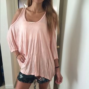 Michael Lauren pink spring top. Size S/M.