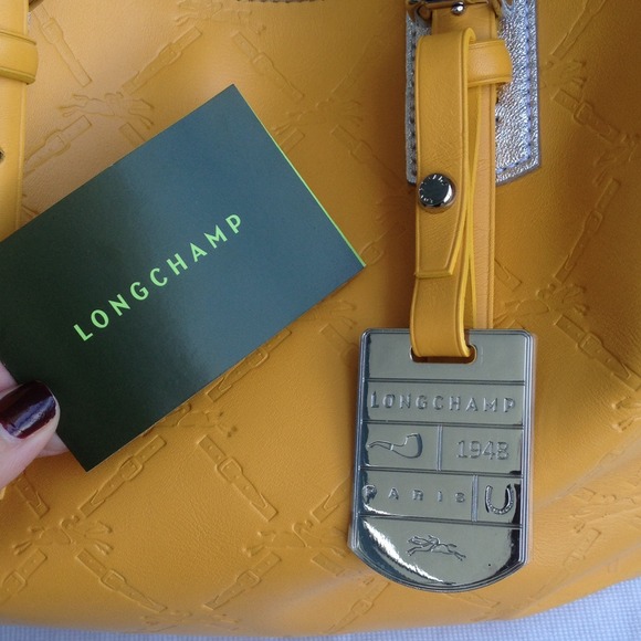 ❌SOLD❌ 🎉HP🎉 NEW Longchamp Cuir Leather Tote Bag - Picture 4 of 4