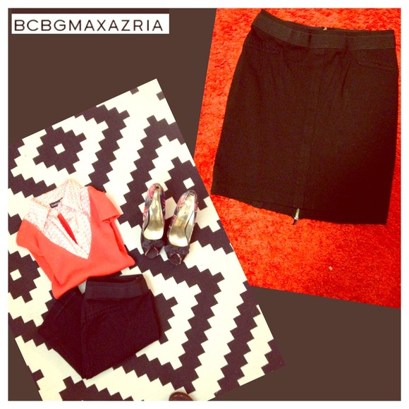 BCBGmaxazria Ponte Knit Pencil Skirt