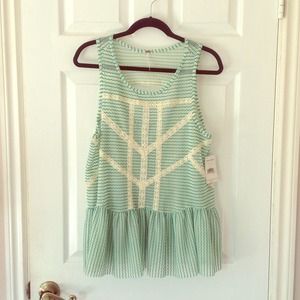 Free people peplum top