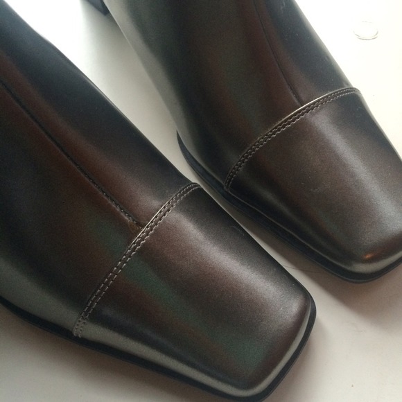 Silver Metallic Ankle Boots