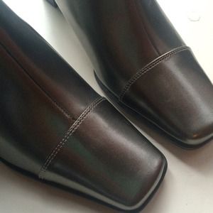 Silver Metallic Ankle Boots