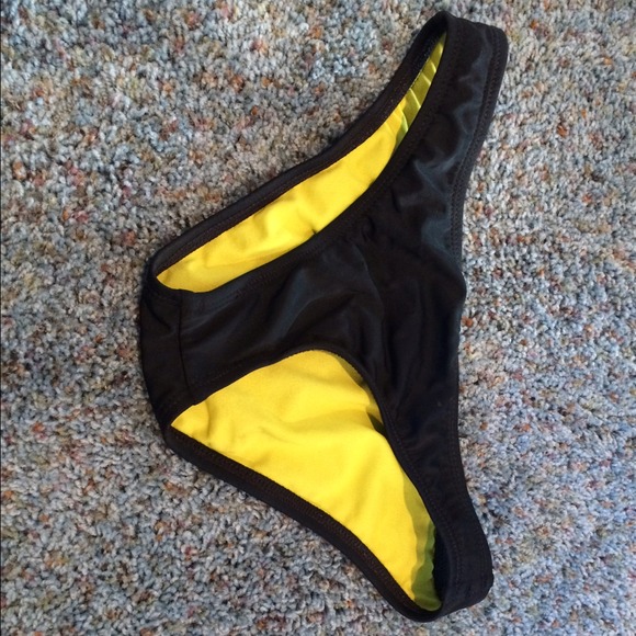 Black Hurley bikini bottoms