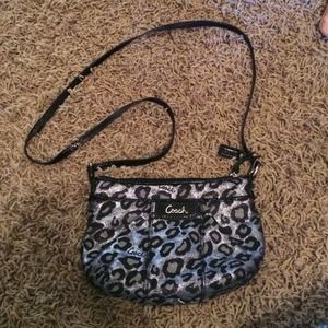 Coach Leopard Satchel