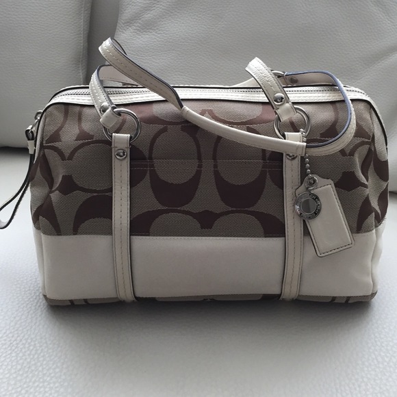Authentic- Coach Canvas Bag ( small/medium)
