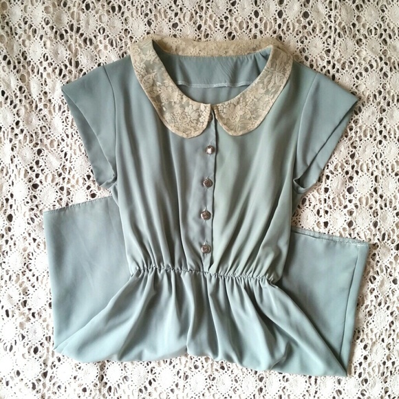 Vintage Dresses & Skirts - Vintage Green Dress