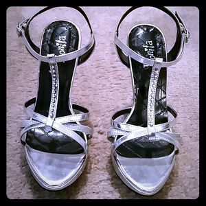 Japanese Silver Diamond Heels