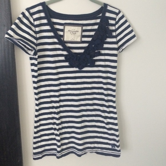 Abercrombie striped t shirt.