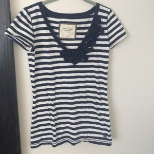 Abercrombie striped t shirt.