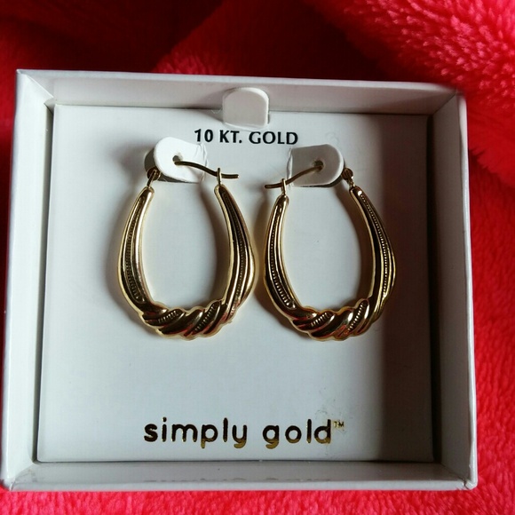 10k gold hoop earrings