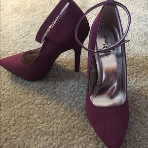 Burgundy heels