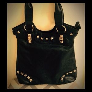 Black Studded Purse