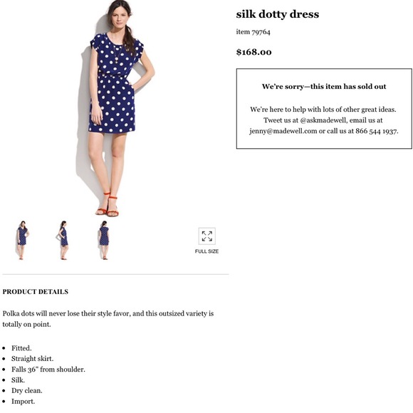 🆕Madewell Silk Dotty Dress - Picture 2 of 3