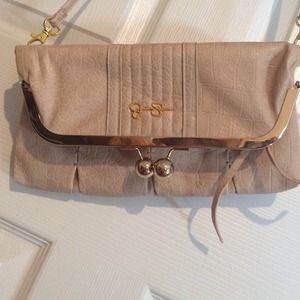 Fold over crossbody/clutch convertible