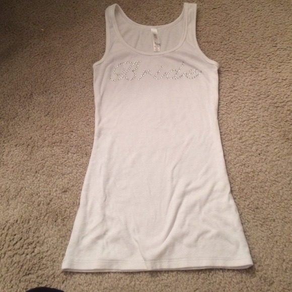 BRIDE TANK TOP WHITE