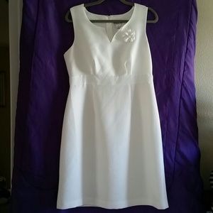 White Tweed Dress