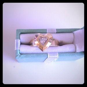 QVC Diamonique ring Size 8