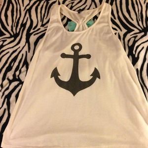 Anchor tank with bow back
