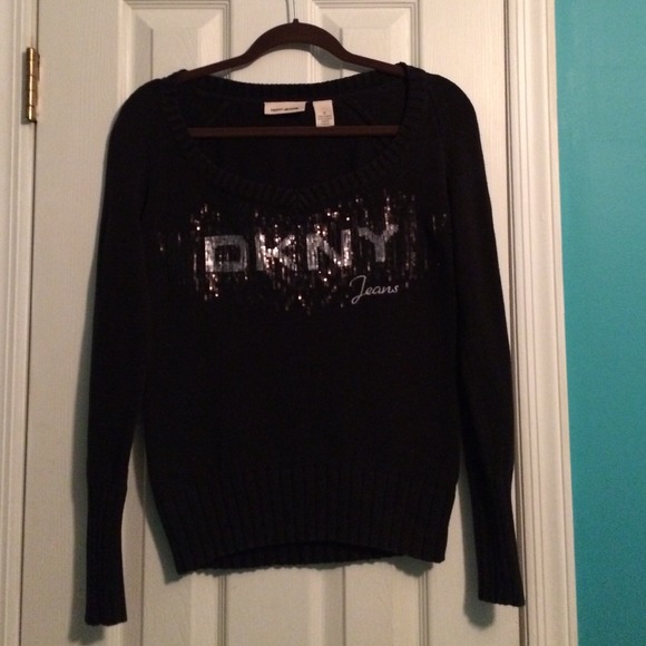 DkNY black sweater, size medium