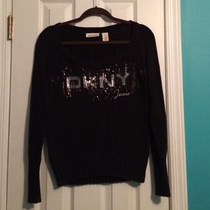 DkNY black sweater, size medium